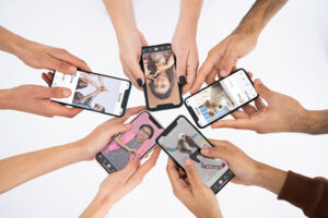 people connected social media people connected social media